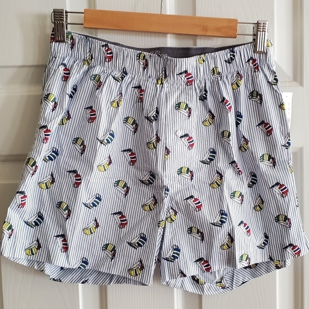 J. Crew Printed boxers in Boat print size Small